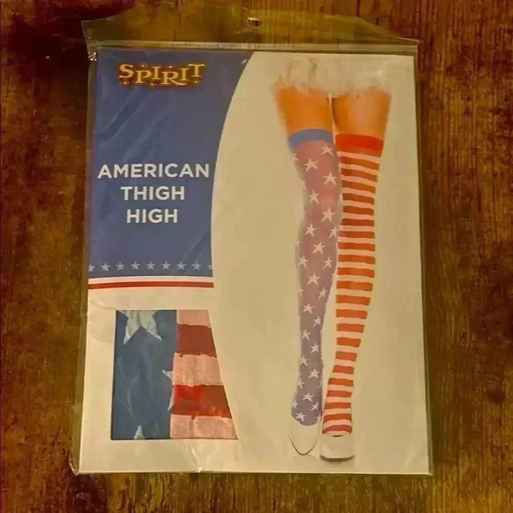 Spirit Accessories - Thigh High Socks American Style